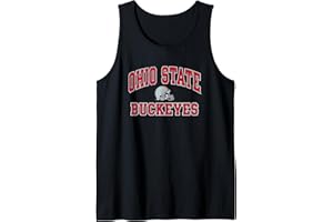 ELITE AUTHENTICS Ohio State Buckeyes Football Helmet Officially Licensed Tank Top