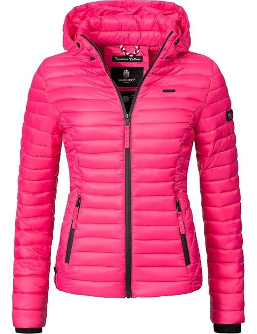 Marikoo Damen Übergangs-Jacke Steppjacke Samtpfote 24 Farben XS-XXL