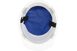 Ergodyne Chill-Its 6715 Evaporative Polymer Cooling Interior Hard Hat Pad, Solid Blue