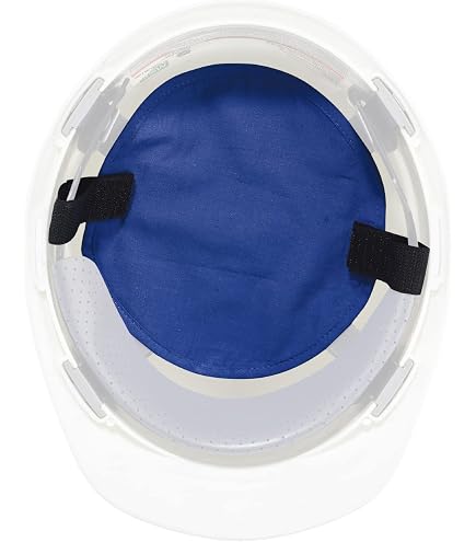 thumbnail image 2 of Ergodyne Chill-Its 6717 Hard Hat Cooling Pad With Neck Shade - Blue 2 of 3