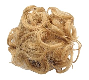Amazon Com Curly Or Messy Drawstring Updo Full Bun Add Body