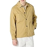 Amazon Essentials Men's Relaxed-Fit Stretch Cotton Utility Jacket with Multi Pockets