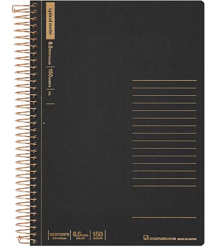グクミンノート Amazon.com : Maruman Spiral Note Basic Lined Notebook- B5, 9.92