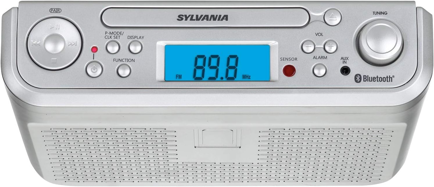 The Amazing SYLVANIA UNDR CNTR BLTH CD CLK RAD