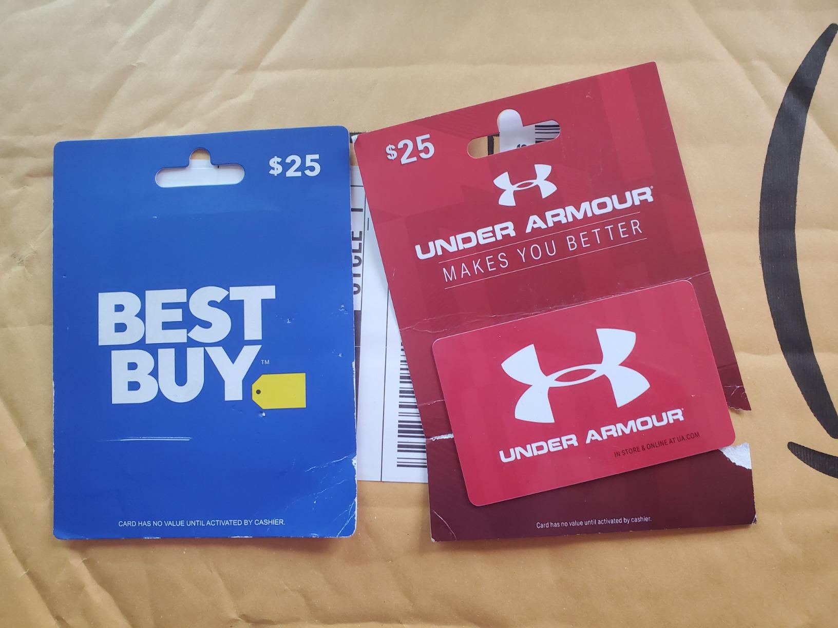 8/mo Finance Under Armour Gift Card Buy Now, Pay Later
