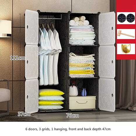 Ultra Time Empty Wardrobe Clothes Portable Wardrobe Closet Modular