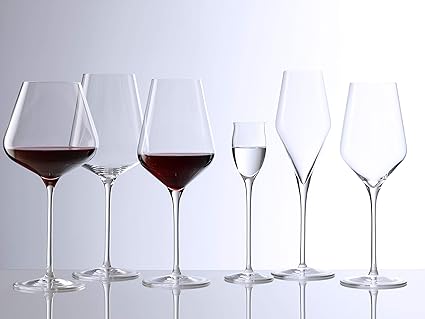 Stölzle Lausitz Bordeauxglas Quatrophil 644ml, 6er Set Weingläser, wie mundgeblasen, spülmaschinenfest, hochwertige Qualität