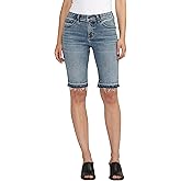 Jag Jeans Womens Cecilia Mid Rise Bermuda Short - Legacy