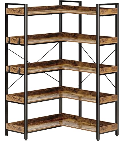 industrial shelf 5段 ビンテージ ブラウンIPR80 industrial shelf 5段 ビンテージ ブラウンIPR80 棚・ラック・シェルフ