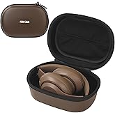 Portable Headphone Case for Beats Solo 4/3, Studio Pro / 3, Over Ear Headphone Storage Case with Cable Pocket, Detachable Strap for Travel