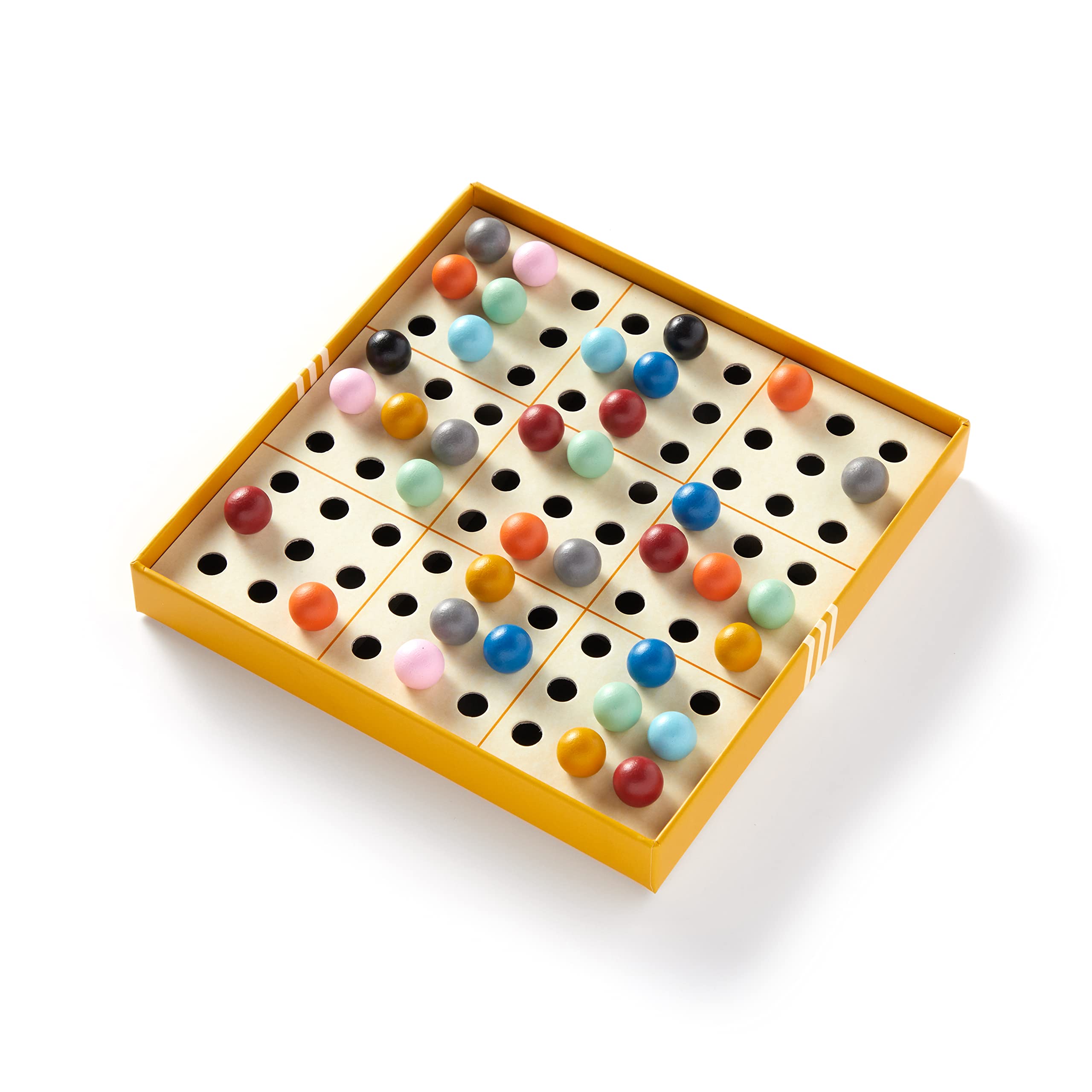 Brass Monkey Sudoku with Some Balls Sudoku Game Set from Sudoku with a Twist, Perfect for Traveling, 7.8
