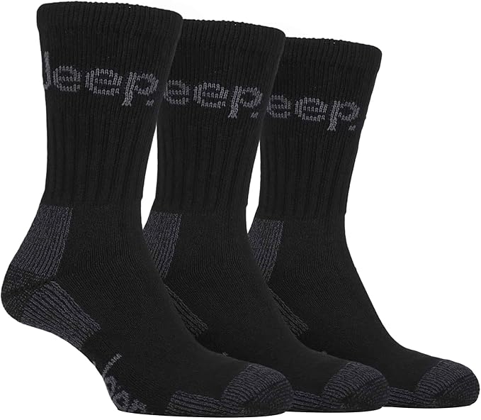 Mens 3 Pair Luxury Jeep Terrain Cushion Sole Walking Hiking Work Socks