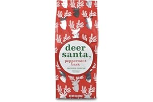 Paramount Roasters Deer Santa Peppermint Bark Ground Coffee, 12 oz bag