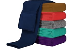 Witwot Girls Fleece Lined Leggings Winter Pants Warm Toddler Kids Thermal Leggings 3-14Y