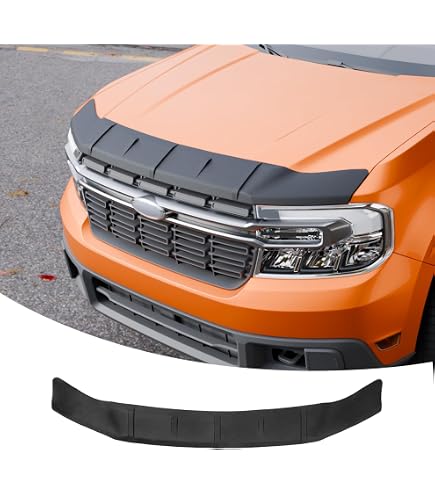 2008-2017 Cascadia Accessories United Pacific Hood Deflector For Freightliner Cascadia (2008-2017) - Stainless Bug Shield 2008-2017 Cascadia Deflector