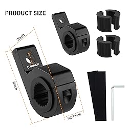2PCS Motorcycle Light Bar Mounts - Universal