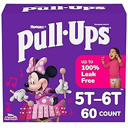 Pull-Ups Girls' Potty Training Pants, Size 5T-6T