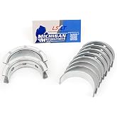 Michigan Motorsports LS Main Crank Bearings Standard Size SI-Series | Fits Gen III/IV 4.8L 5.3L 5.7L 6.0L 6.2L LS Engines | Complete Bearing Set for Stock or Performance Builds