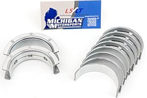 Michigan Motorsports LS Main Crank Bearings - Standard Size SI-Series - Fits 4.8L 5.3L 5.7L 6.0L 6.2L LS Engines - LS1 LS2 LQ4 LQ9 LS3 L92 L94 L76 L77 LY6 L96 - Stock & Performance Applications