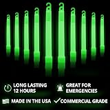Cyalume Military Grade Glow Sticks Green 6" SnapLight 12 Hour Emergency Chem view 2