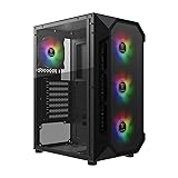 GAMDIAS ATX Mid Tower Gaming Computer PC Case with