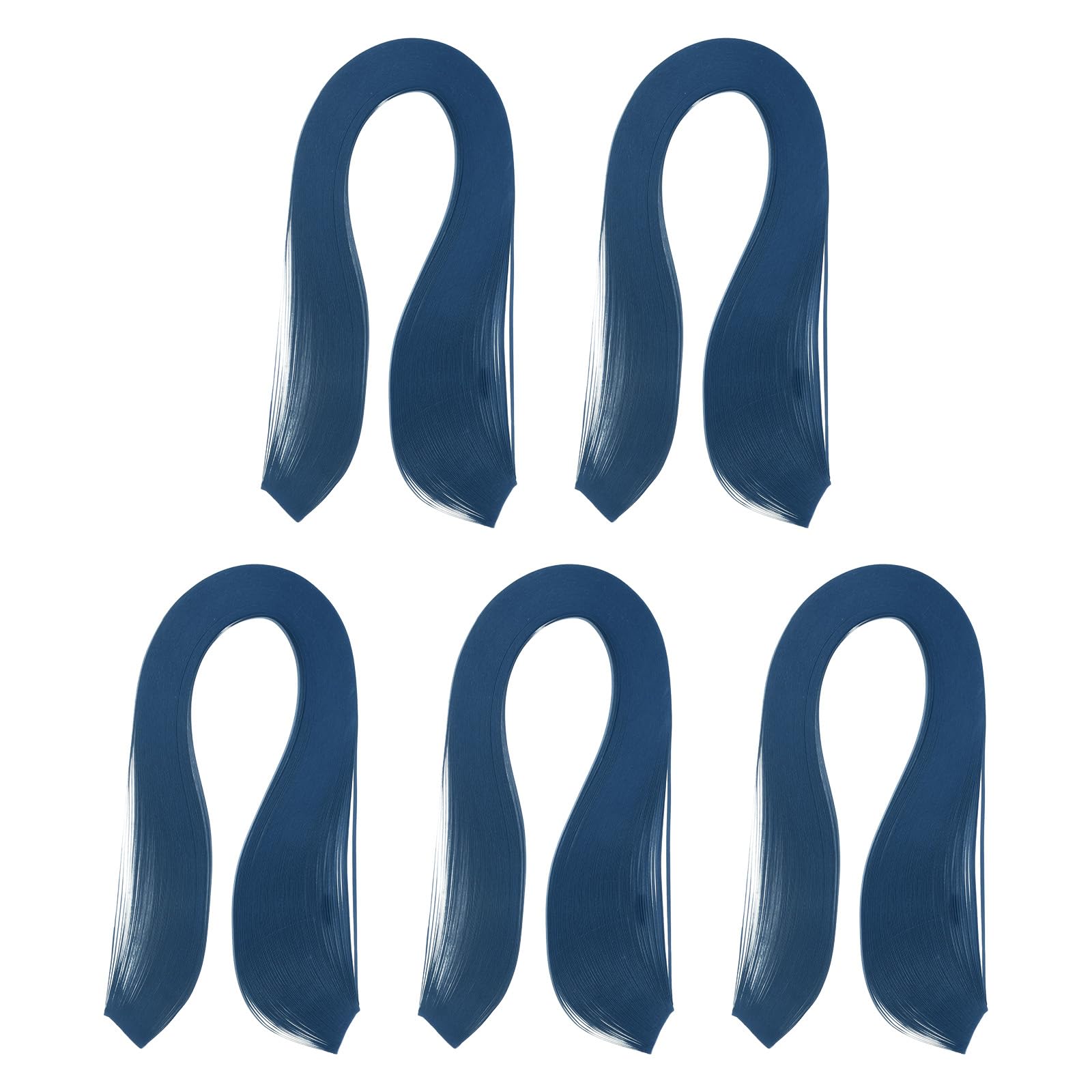 PATIKIL 600pcs Quilling Strips Paper 1/8"(3mm) 39cm Origami Paper Quilling Strip for Art DIY Hand Craft Christmas, Dark Blue