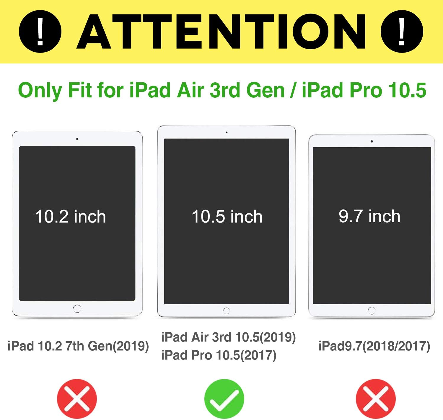 ProCase 1 Pack for 10.5" iPad Air 3rd 2019 / iPad Pro 2017 Screen Protector - Image 3