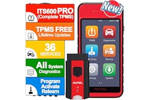 Autel MaxiTPMS ITS600Pro TPMS Programming Tool with Full TPMS, 2025 Upgrade of ITS600, All System Diagnostics with AutoSCAN, 36+ Services, Free Lifetime TPMS Updates, Work with TBE200/TBE100
