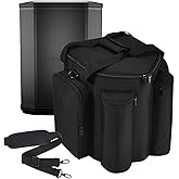 Hzycwgone Cover for Bose S1 Pro/S1 Pro+ Portable Bluetooth Speaker System,S1 Pro Travel Carrying Case Shoulder Bag w/Extra Pockets for Microphone,Charger,Cable,Accessories(Black)