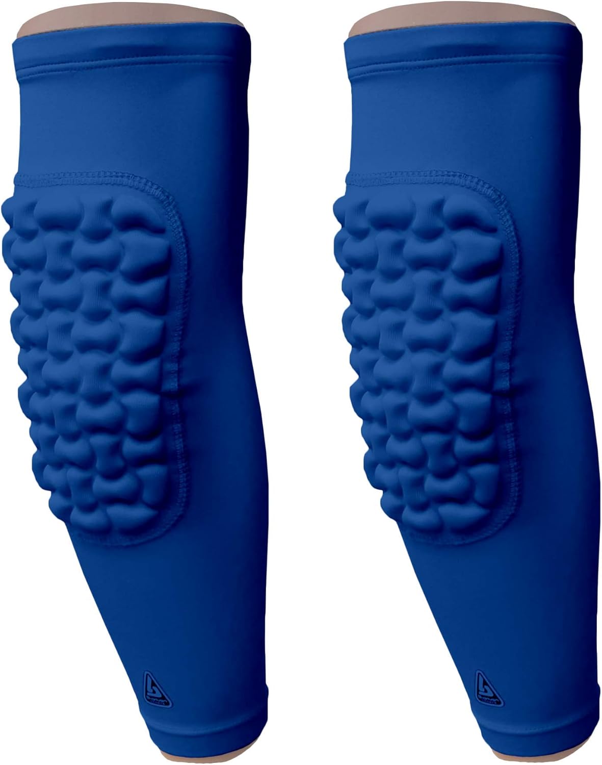 BDriven Sports Padded Knee & Arm Compression Athletic Sleeves