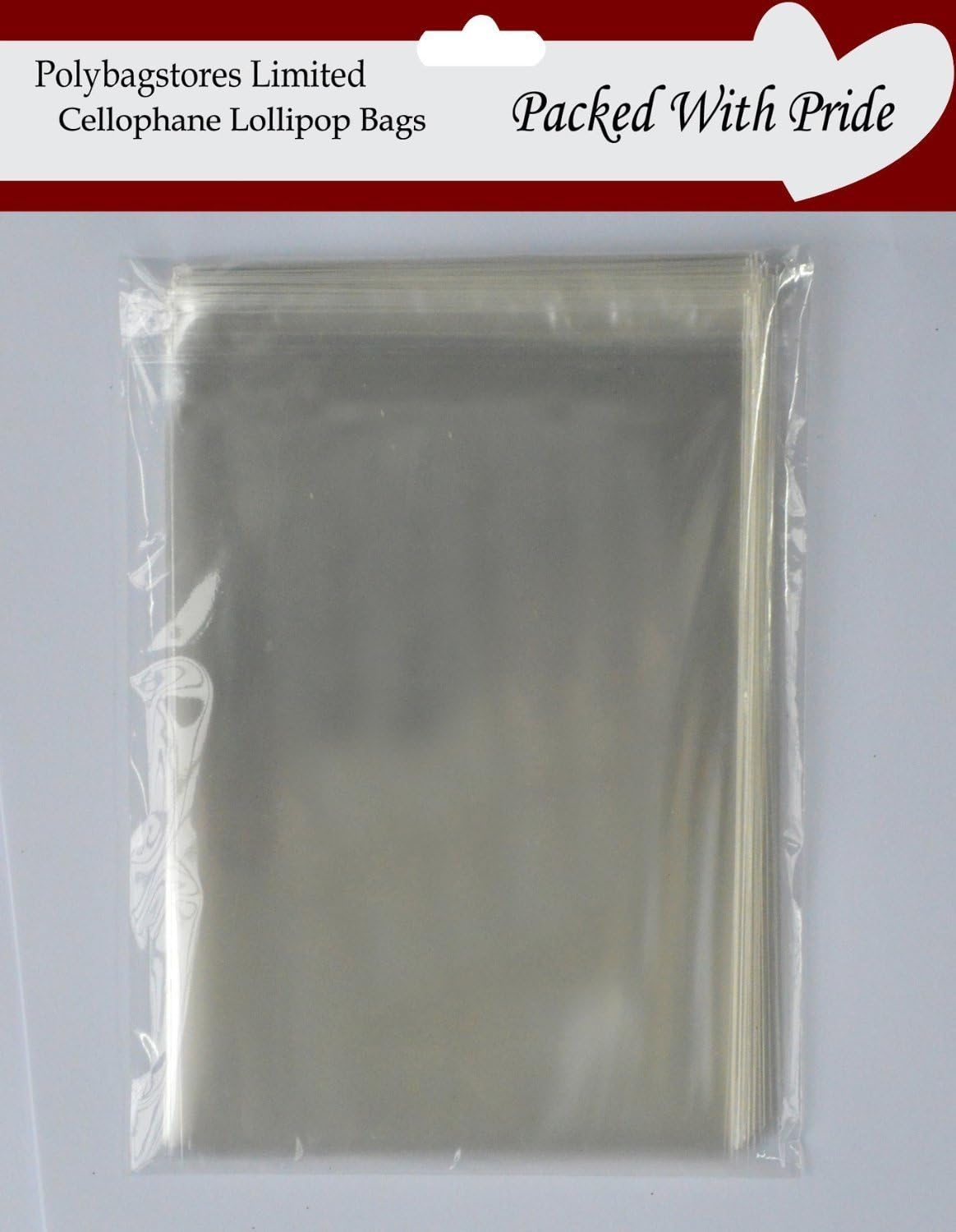 2 x 100x Clear Cellophane Bags - 4 x 6 by Cellophane Bags