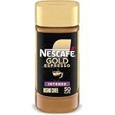 NESCAF&Eacute; Gold Espresso Intense Instant Coffee, 3.5 oz Jar | Intense roast instant espresso; single 3.5 oz (100 g) jar