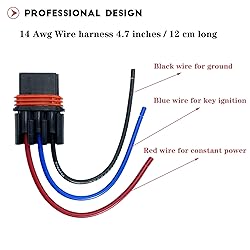 Pulse Power Plug Pigtail Connector Replacement for