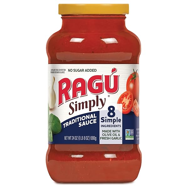 RAGÚ, SIMPLY PASTA SAUCE TRADITIONAL, 24 OUNCE