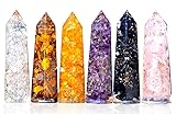 Healing Crystal Wand Set of 6 Orgonite – Includes