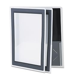 Avery® Flexi-View 2-Pocket Folders, Black, Pack of 2