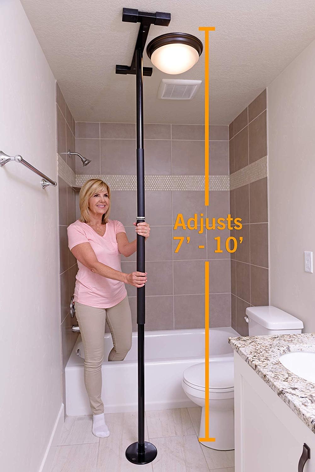 Stander Security Pole, Elderly Tension Mounted Floor to ...