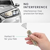 kwmobile Blue/Gold Key Cover for Volvo 4-Button Keyless Go Fob - TPU Protector view 3
