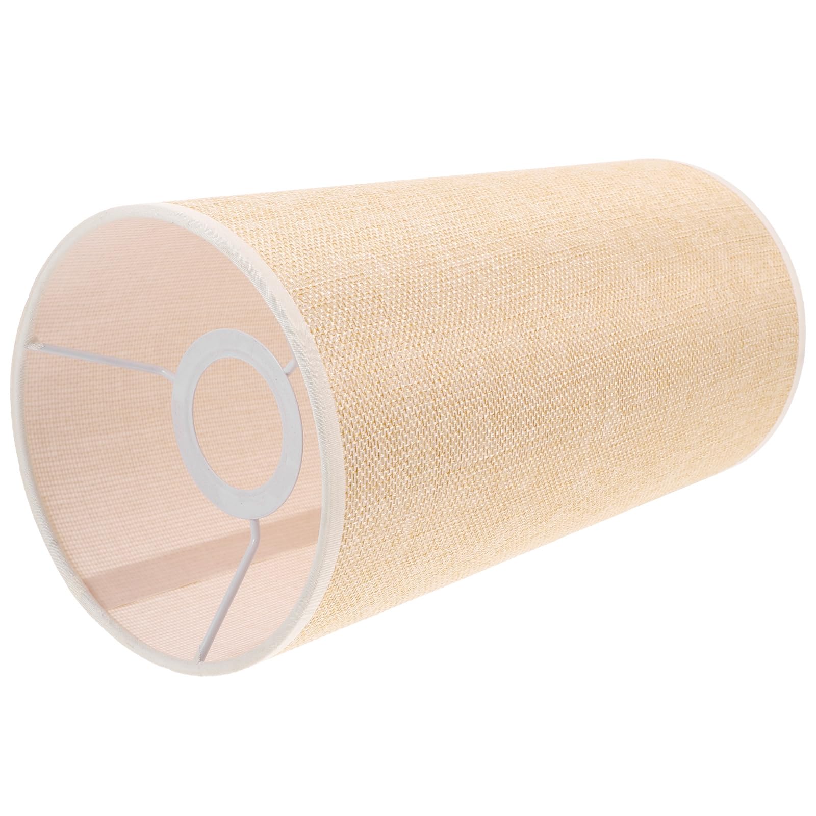 jojofuny 5.5X11In Cylinder Lamp Shade Linen Fabric Table Lamp Cover Vintage Light Shade for Home Decor Replacement Lampshade for Floor and Wall Lamps