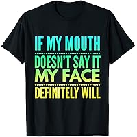 If My Mouth Doesnt Say It My Face Defini Graphic By MA T-shirt Store - Foto 13