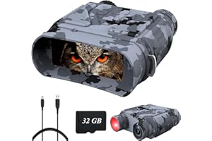 Jadfezy Night Vision Goggles Night Vision Binoculars for Total Darkness,Best Gifts for Men Him Dad Husband Boyfriend, Gear for Hunting and Camping