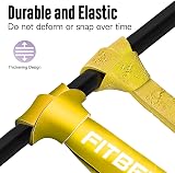 FitBeast Pull Up Band 5-15LBS Yellow Resistance Band Calisthenics view 3