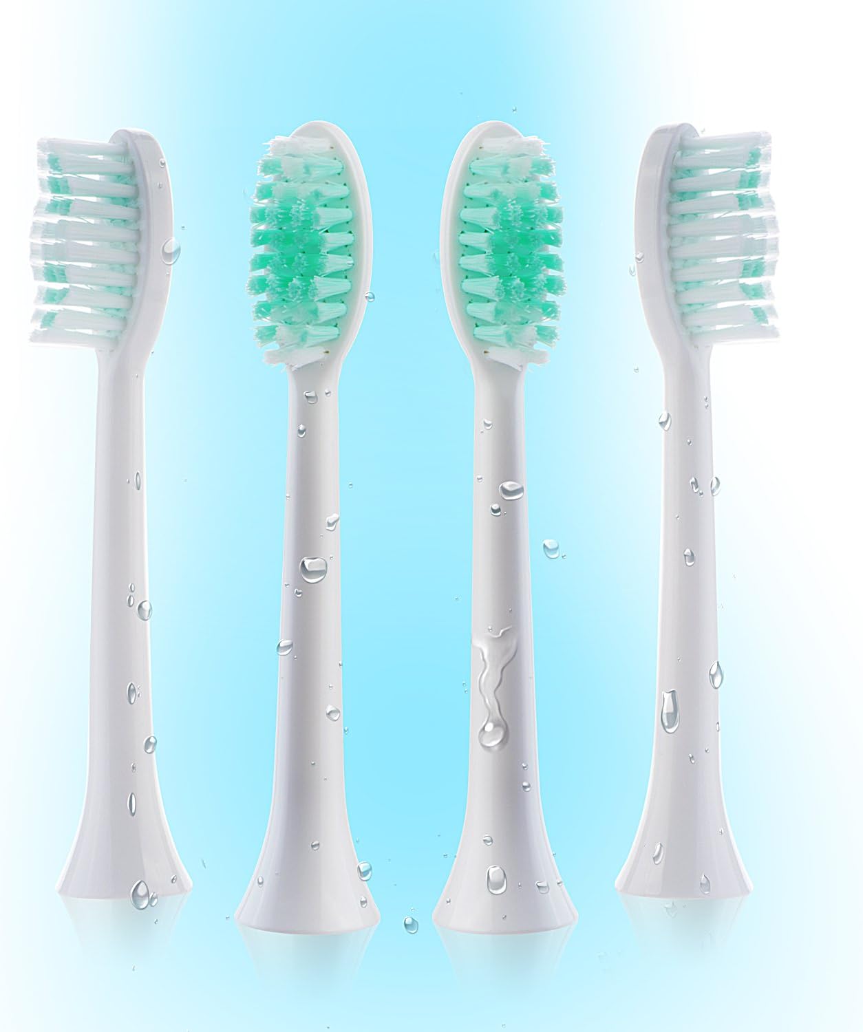 Replacement Brush Heads,XIMALONG 4-Pack Brush Heads Protective And Convenient For Travel And More Sanitary To Keep Germs Away - Keep Your Brush Protected For Better Health
