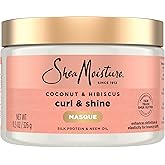 Shea Moisture Coconut & Hibiscus Hair Masque, 12 ounces, 340.2 g (Pack of 1)