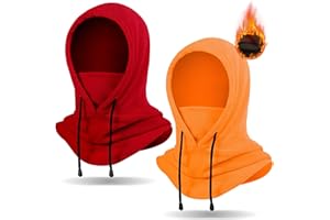 Fivali Winter Balaclava Ski Mask: Fleece Hood Hat Balaclava Face Mask Men Women Warm Face Cover for Cold Weather Gear