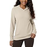 ODODOS Women's Stretch Fleece Hoodies– Ultra-Soft Cozy Warm Essential Pullover Long Sleeve Top Hooded Sweatshirts