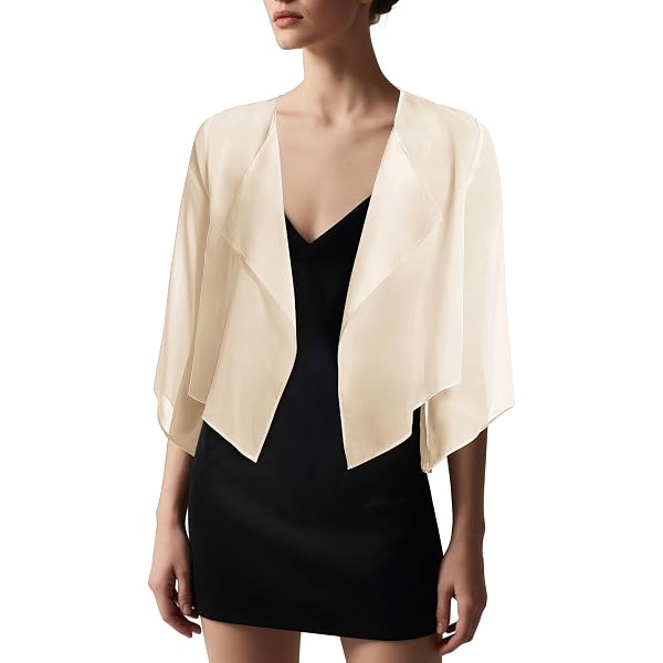Alex Evenings Women's Short Bolero Shrug Jacket with 3/4 Sleeve Elegant  Cropped Cover-Up for Formal and Evening Wear, Black, Small at Amazon  Women's Clothing store