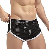 AIMPACT Mens Mesh Booty Shorts 3 Inch Sexy Smooth Lounge Active Shorts Ranger Panties