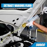 500cc Oil Extractor Pump with 85cm Hose, Manual Fluid Transfer view 2