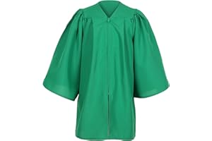 Erligo Unisex Kids Matte Graduation Gown for Preschool Kindergarten and Primary